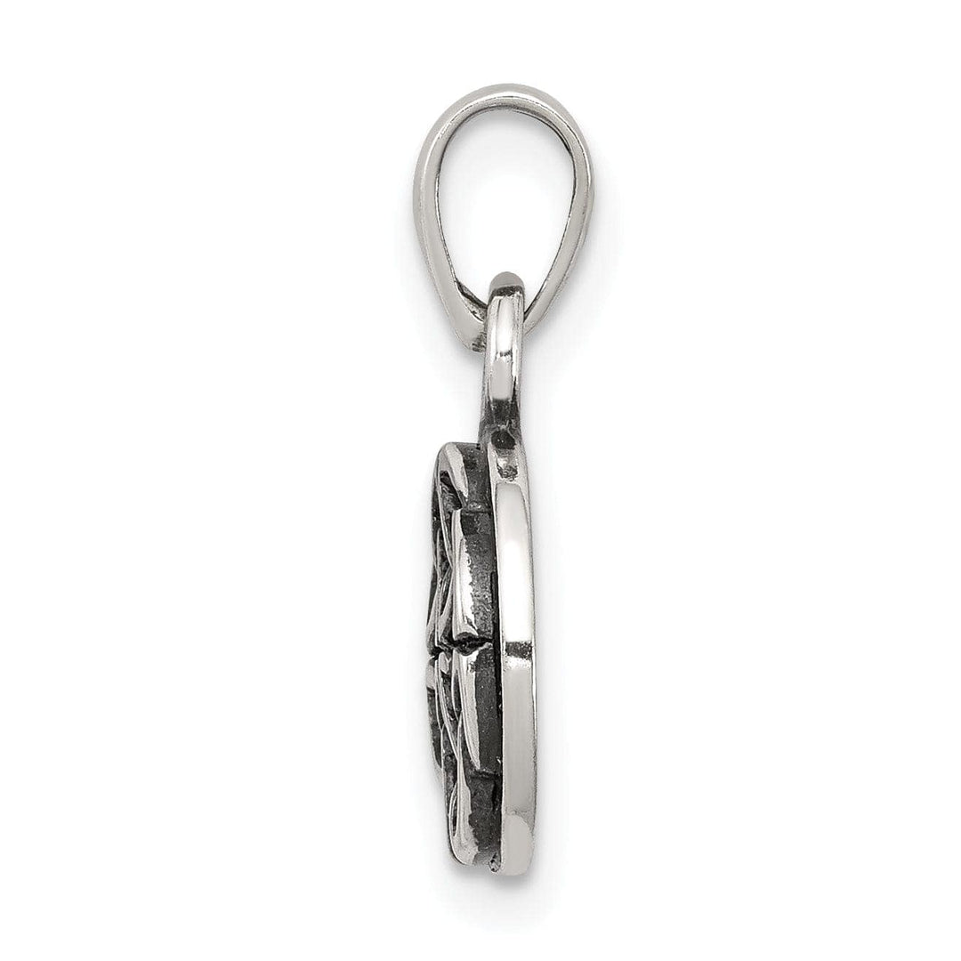 Lovely Rita's Pendants & Charms Silver Polished Antiqued Finish Celtic Charm