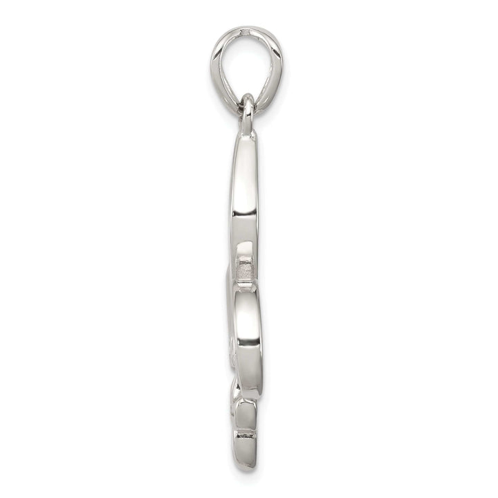 Lovely Rita's Pendants & Charms Silver Polished Finish Fleur de Lis Charm