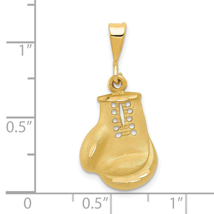 Lovely Rita's Pendants & Charms Solid 14k Yellow Gold Boxing Glove Pendant