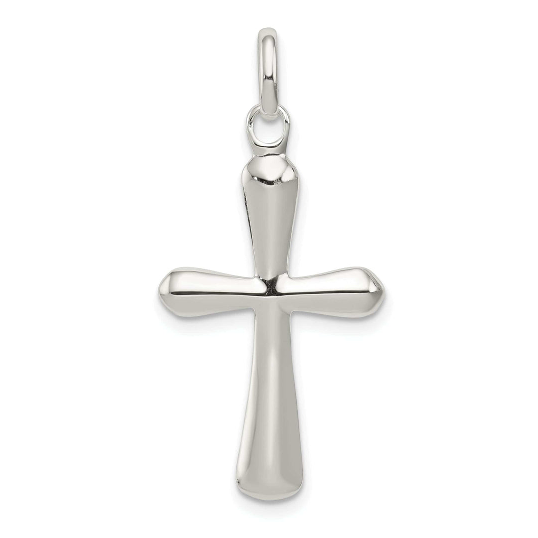 Lovely Rita's Pendants & Charms Sterling Silver Fleur De Lis Cross Pendant