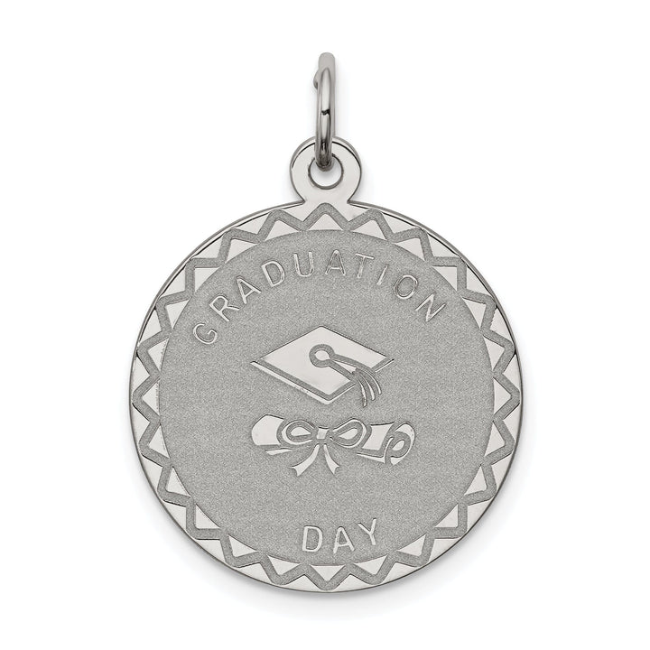 Lovely Rita's Pendants & Charms Sterling Silver Graduation Day Disc Charm