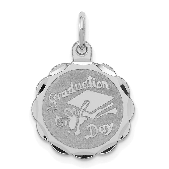 Lovely Rita's Pendants & Charms Sterling Silver Graduation Day Disc Charm