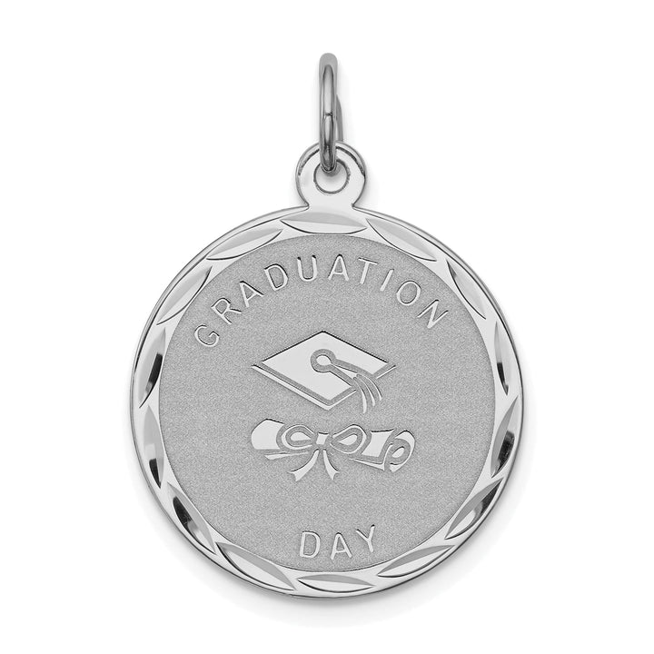 Lovely Rita's Pendants & Charms Sterling Silver Graduation Day Disc Charm