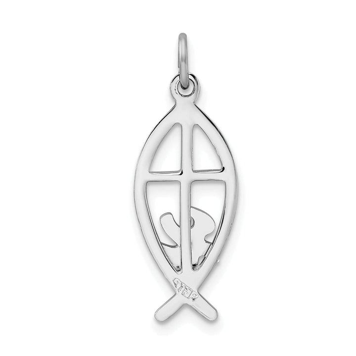 Lovely Rita's Pendants & Charms Sterling Silver Ichthus Fish Charm