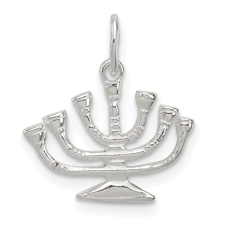 Lovely Rita's Pendants & Charms Sterling Silver Menorah Charm Pendant