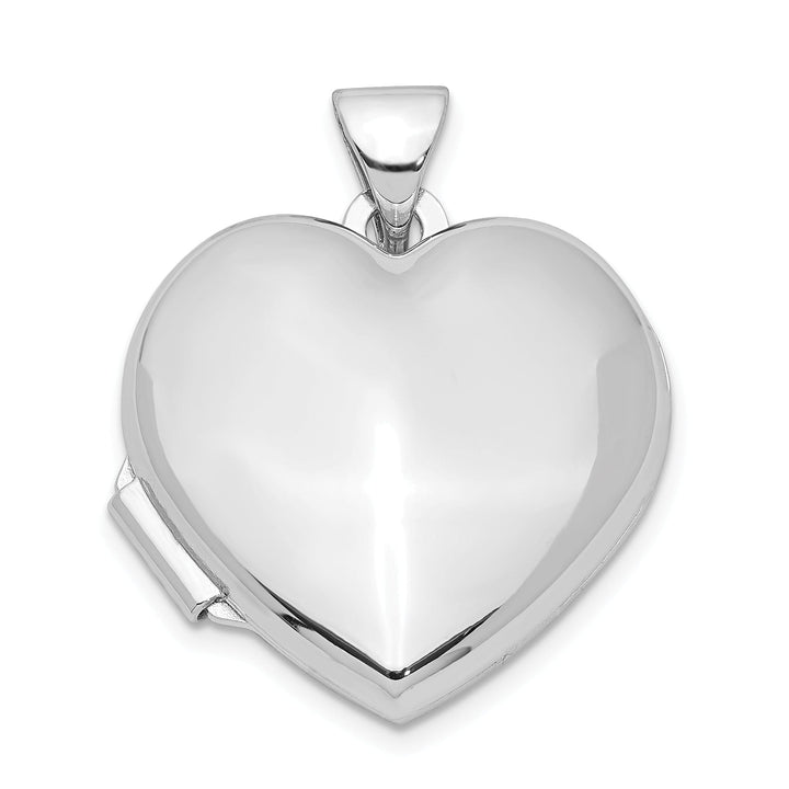 Lovely Rita's Pendants & Charms Sterling Silver Plain 18MM Heart Locket