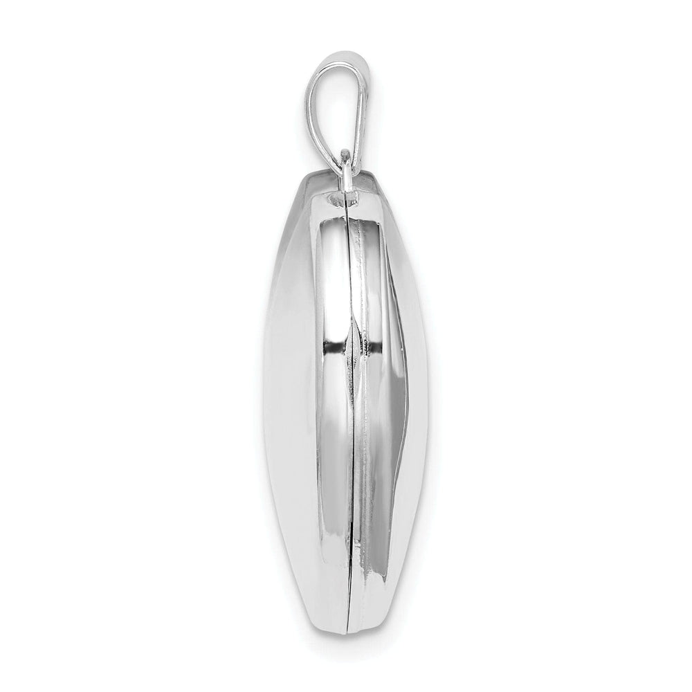 Lovely Rita's Pendants & Charms Sterling Silver Plain 2-Frame Heart Locket