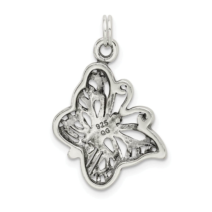 Lovely Rita's Pendants & Charms Sterling Silver Polish Antiqued Butterfly Charm
