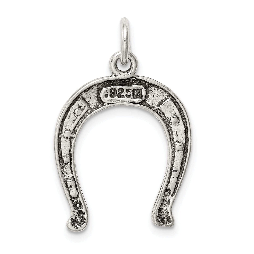 Lovely Rita's Pendants & Charms Sterling Silver Polish Antiqued Horse Shoe Charm