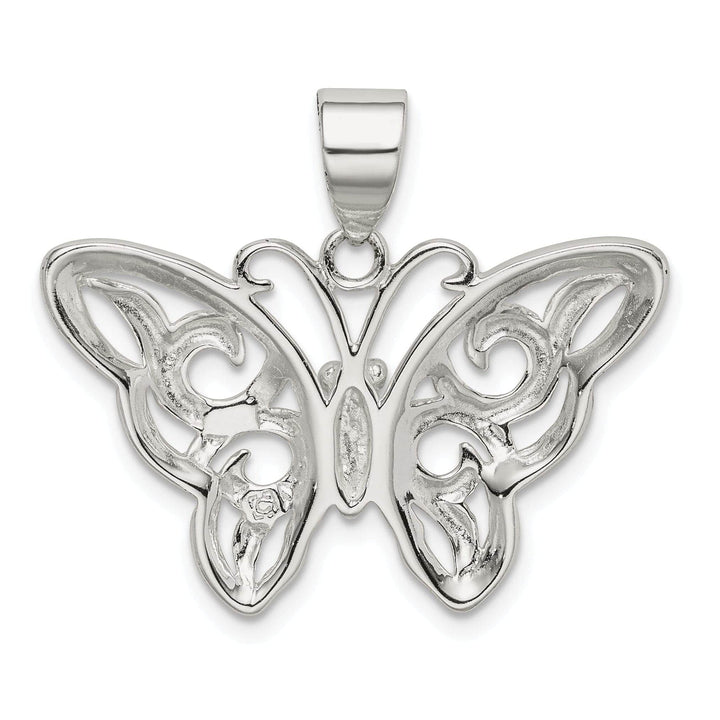 Lovely Rita's Pendants & Charms Sterling Silver Polish Butterfly Charm Pendant