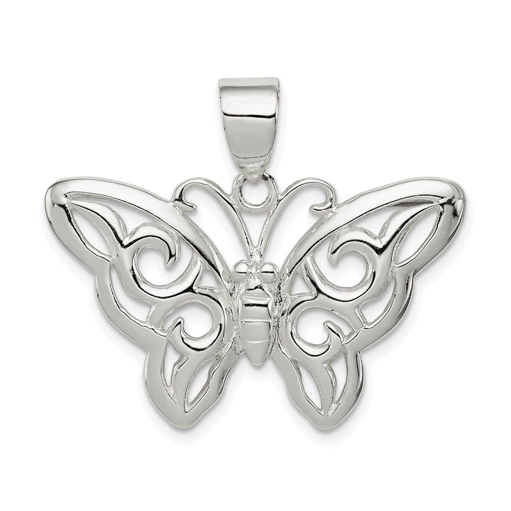 Lovely Rita's Pendants & Charms Sterling Silver Polish Butterfly Charm Pendant