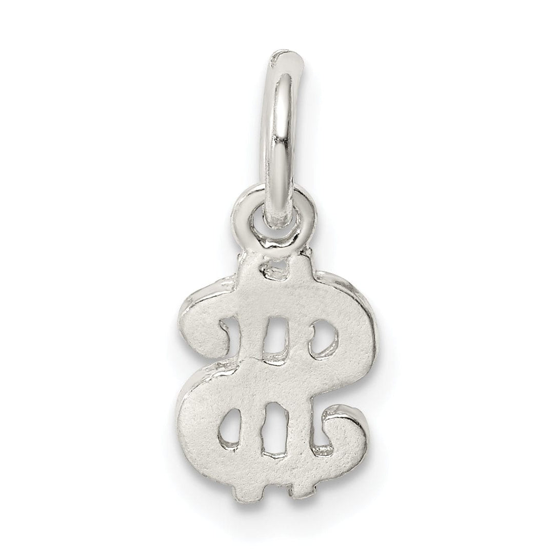 Lovely Rita's Pendants & Charms Sterling Silver Polish Finish Dollar Sign Charm