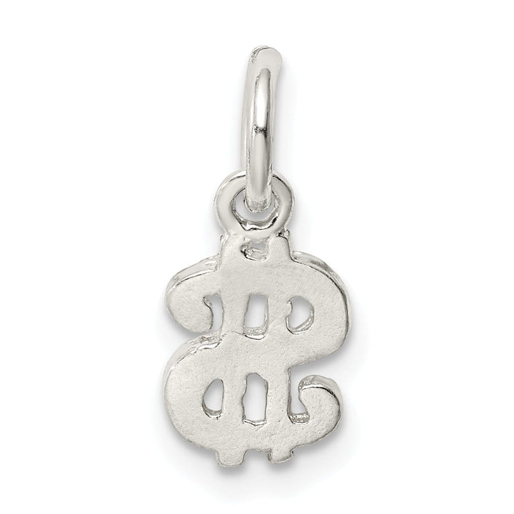 Lovely Rita's Pendants & Charms Sterling Silver Polish Finish Dollar Sign Charm