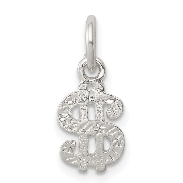 Lovely Rita's Pendants & Charms Sterling Silver Polish Finish Dollar Sign Charm