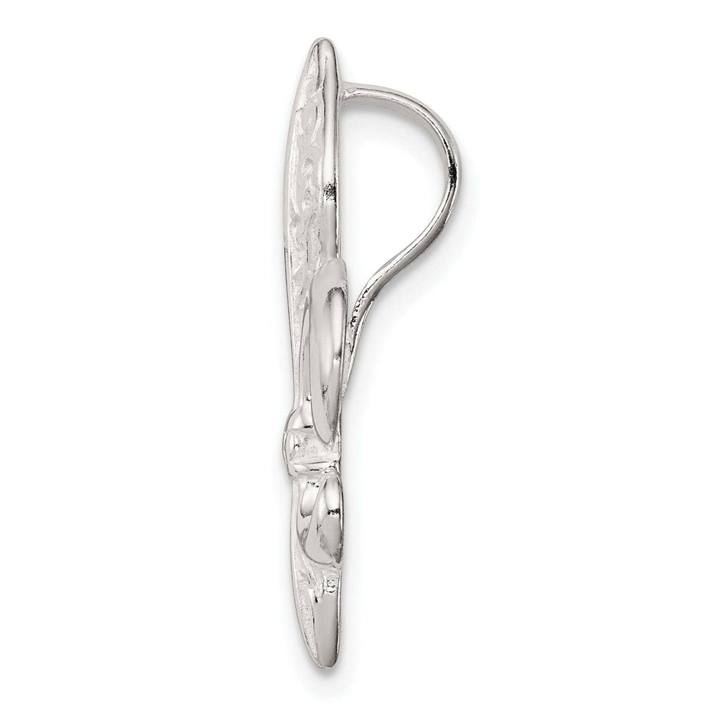 Lovely Rita's Pendants & Charms Sterling Silver Polish Fleur De Lis Slide Charm