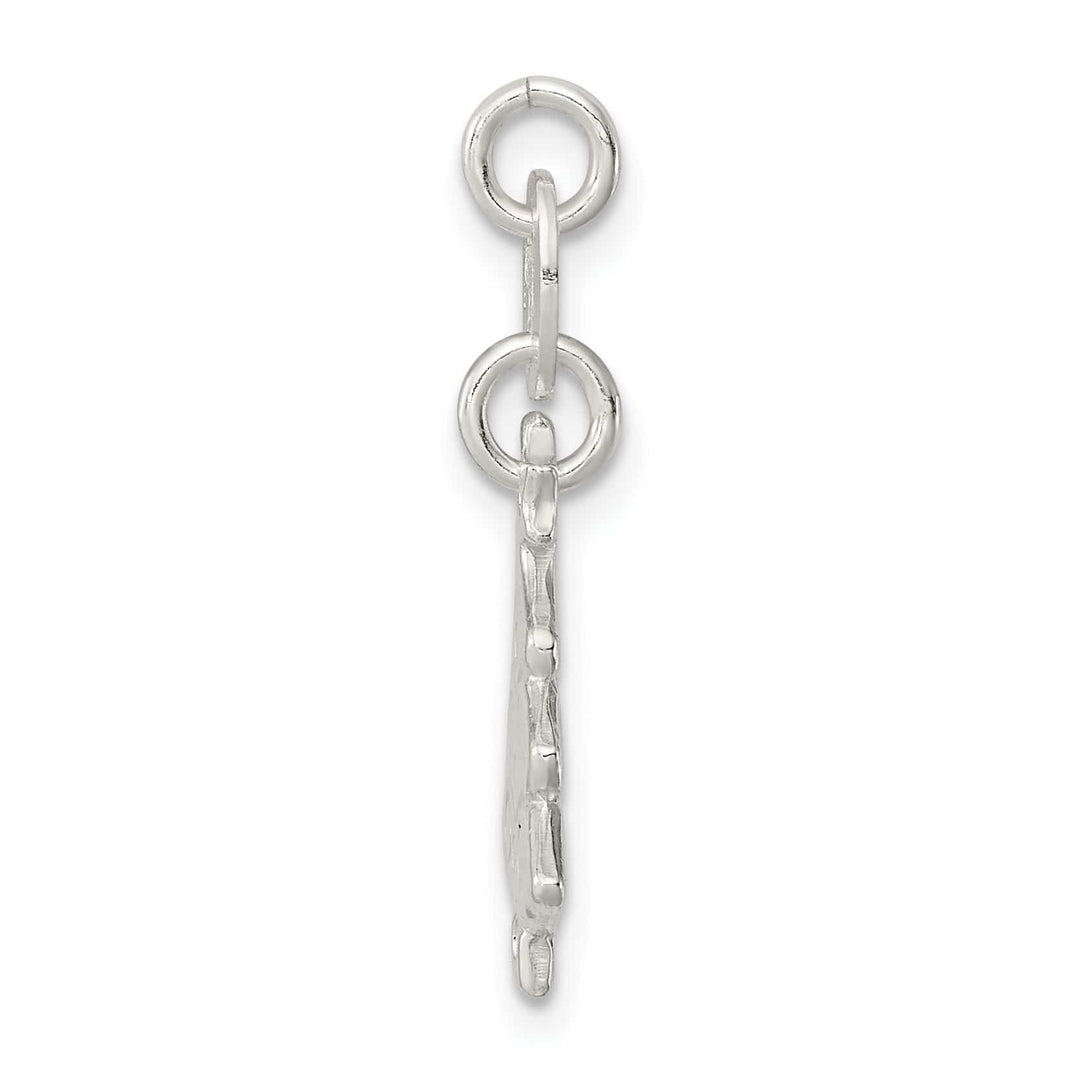 Lovely Rita's Pendants & Charms Sterling Silver Polished Christmas Tree Charm
