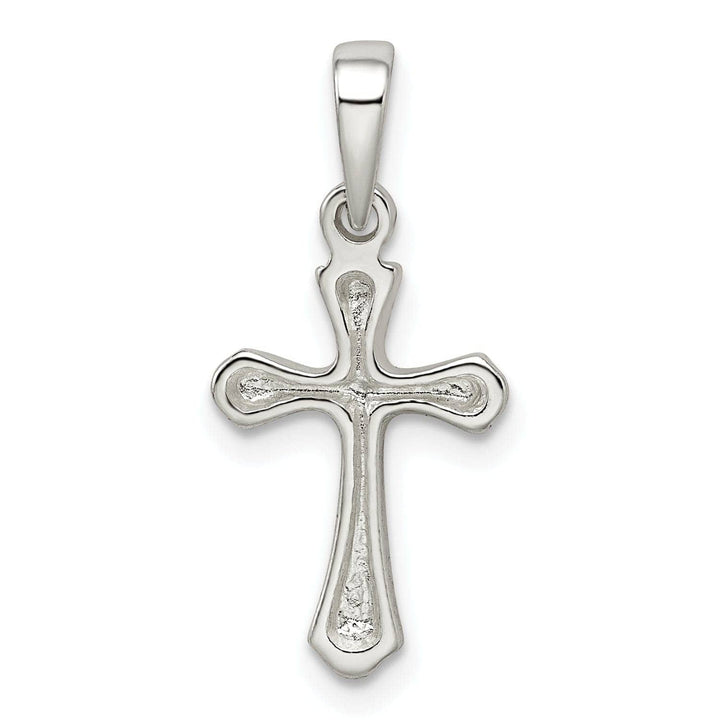 Lovely Rita's Pendants & Charms Sterling Silver Polished Cross Open Pendant