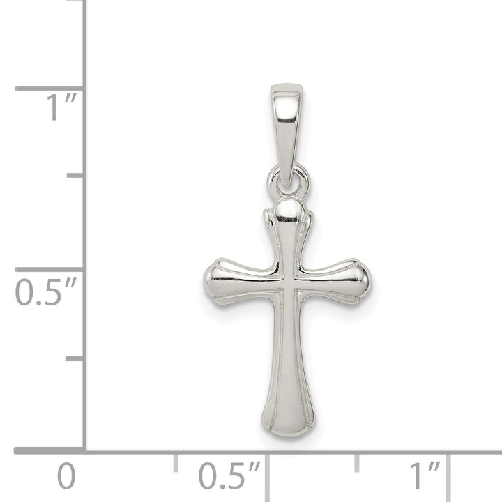 Lovely Rita's Pendants & Charms Sterling Silver Polished Cross Open Pendant