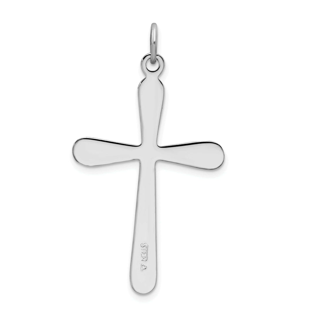 Lovely Rita's Pendants & Charms Sterling Silver Polished Cross Pendant