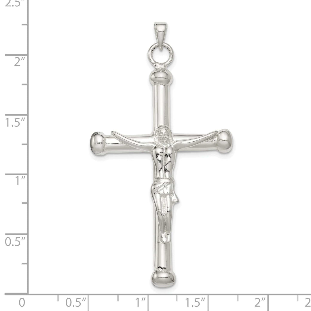 Lovely Rita's Pendants & Charms Sterling Silver Polished Crucifix Pendant