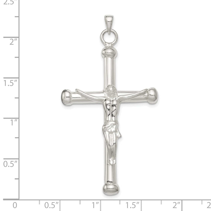 Lovely Rita's Pendants & Charms Sterling Silver Polished Crucifix Pendant