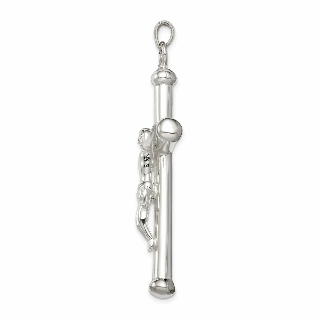 Lovely Rita's Pendants & Charms Sterling Silver Polished Crucifix Pendant