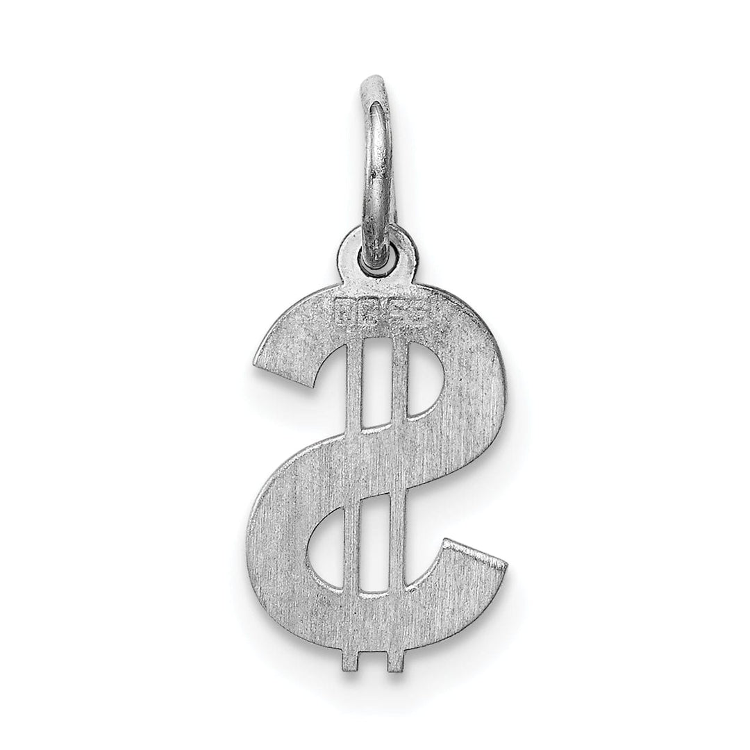 Lovely Rita's Pendants & Charms Sterling Silver Polished Dollar Sign Charm
