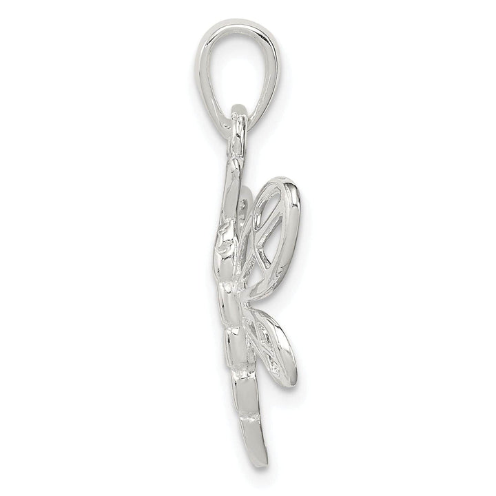 Lovely Rita's Pendants & Charms Sterling Silver Polished Dragonfly Pendant