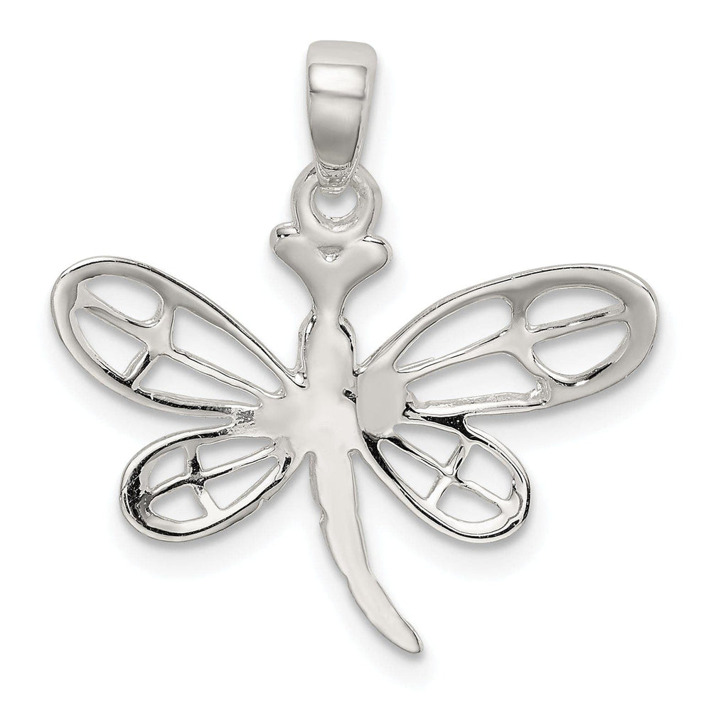 Lovely Rita's Pendants & Charms Sterling Silver Polished Dragonfly Pendant