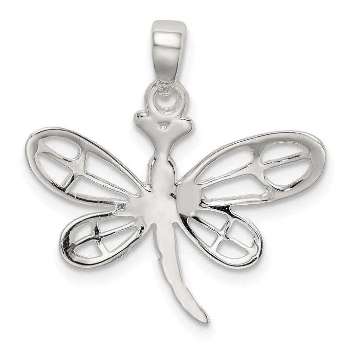 Lovely Rita's Pendants & Charms Sterling Silver Polished Dragonfly Pendant