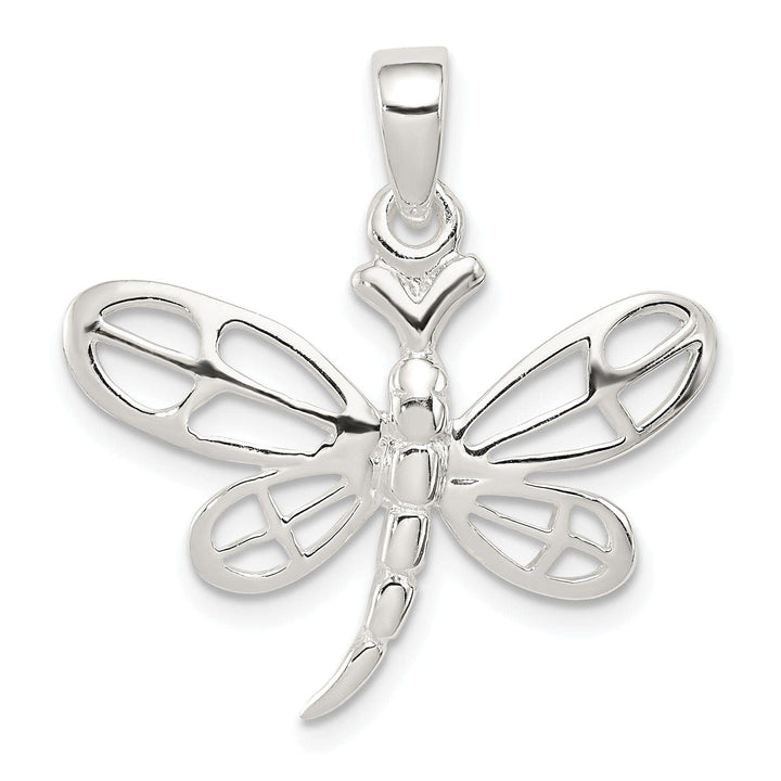 Lovely Rita's Pendants & Charms Sterling Silver Polished Dragonfly Pendant