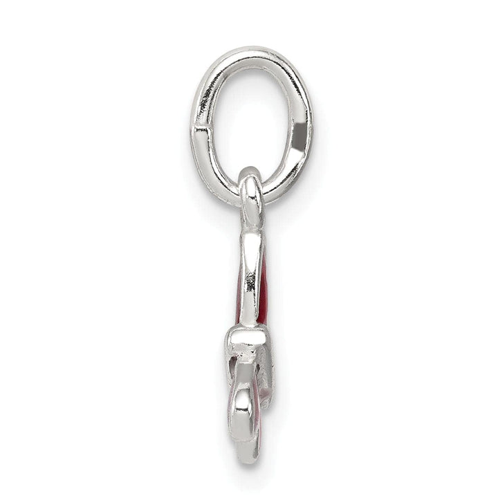 Lovely Rita's Pendants & Charms Sterling Silver Polished Enamel Butterfly Charm