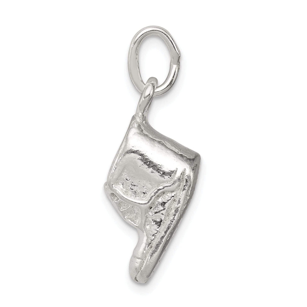 Lovely Rita's Pendants & Charms Sterling Silver Polished Finish 3-D Baby Shoe Char