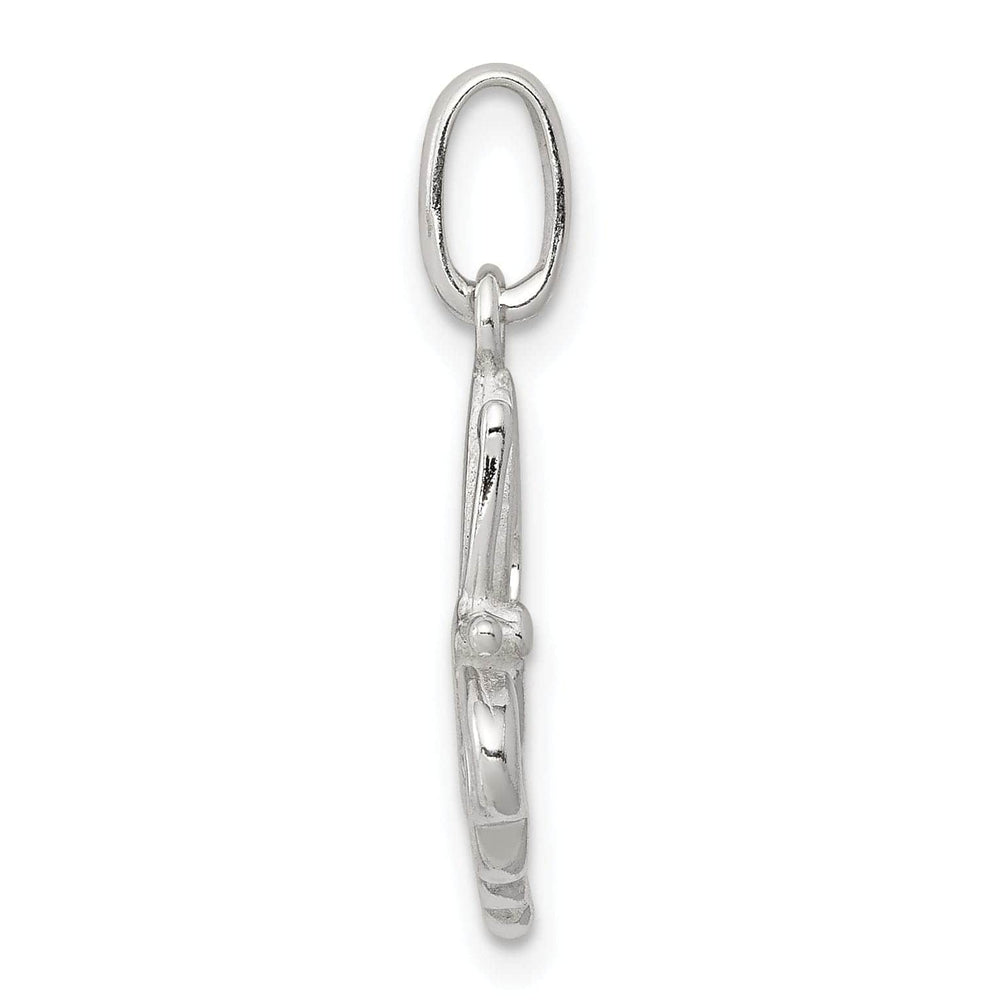 Lovely Rita's Pendants & Charms Sterling Silver Polished Finish Butterfly Charm