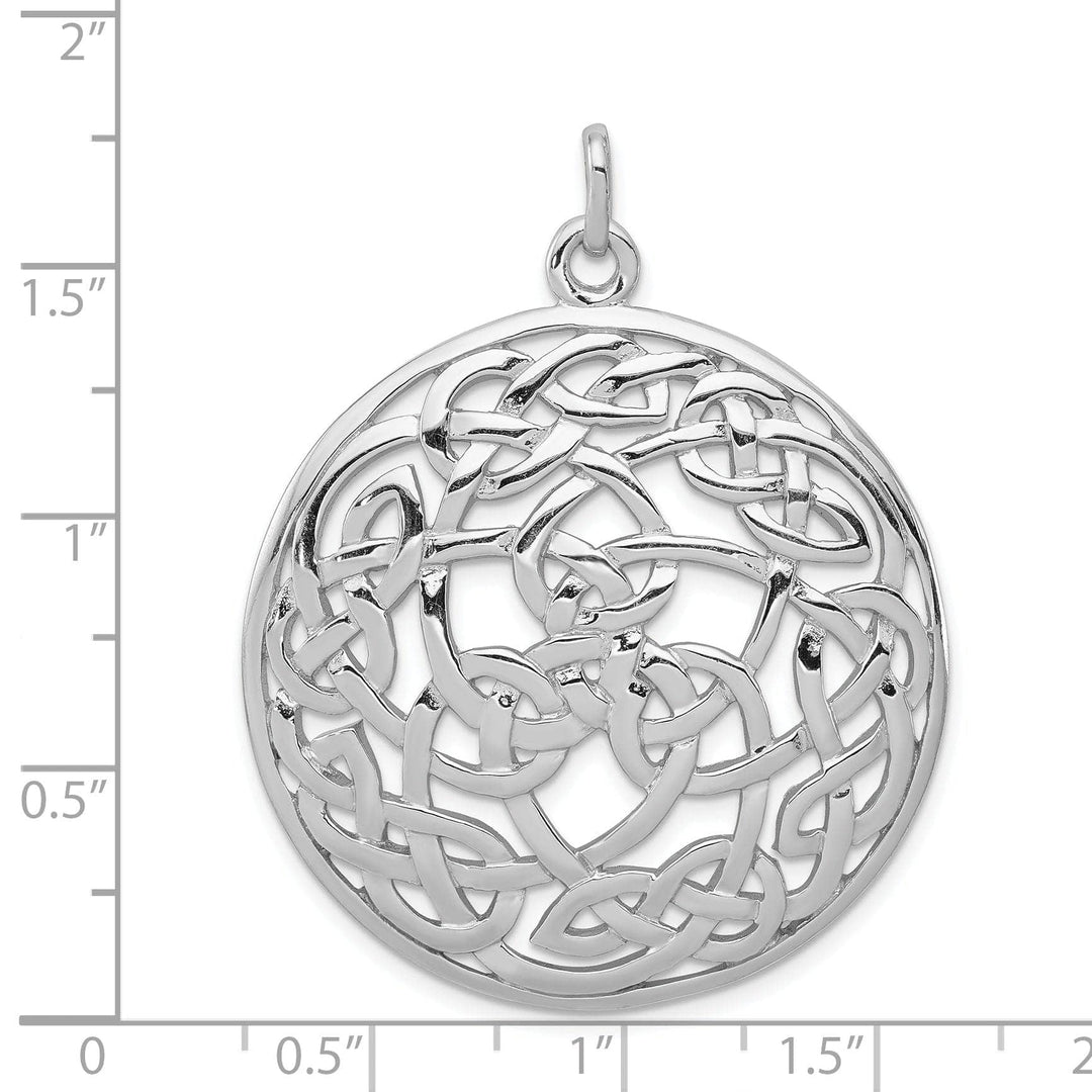 Lovely Rita's Pendants & Charms Sterling Silver Polished Finish Celtic Charm