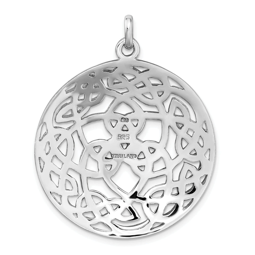 Lovely Rita's Pendants & Charms Sterling Silver Polished Finish Celtic Charm