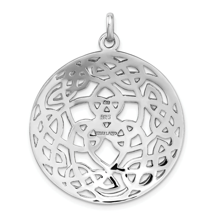 Lovely Rita's Pendants & Charms Sterling Silver Polished Finish Celtic Charm