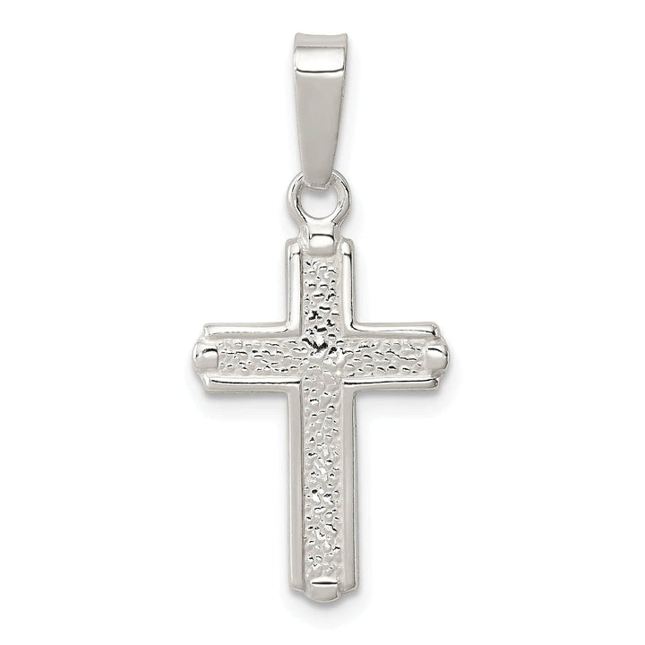 Lovely Rita's Pendants & Charms Sterling Silver Polished Finish Cross Pendant
