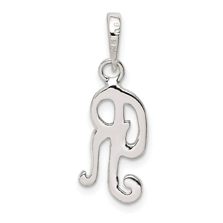 Lovely Rita's Pendants & Charms Sterling Silver Polished Initial R Pendant