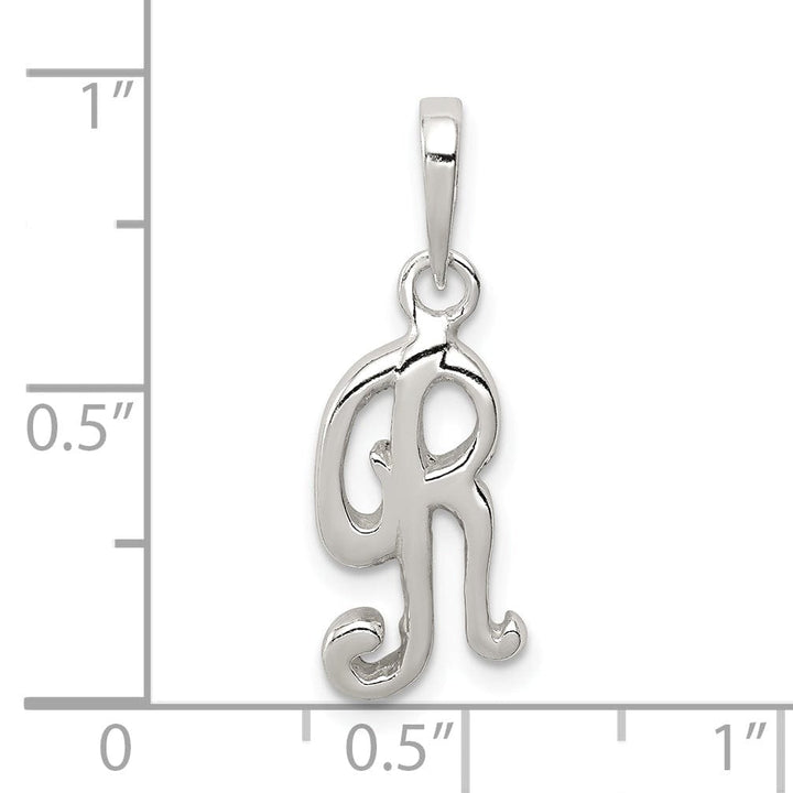 Lovely Rita's Pendants & Charms Sterling Silver Polished Initial R Pendant
