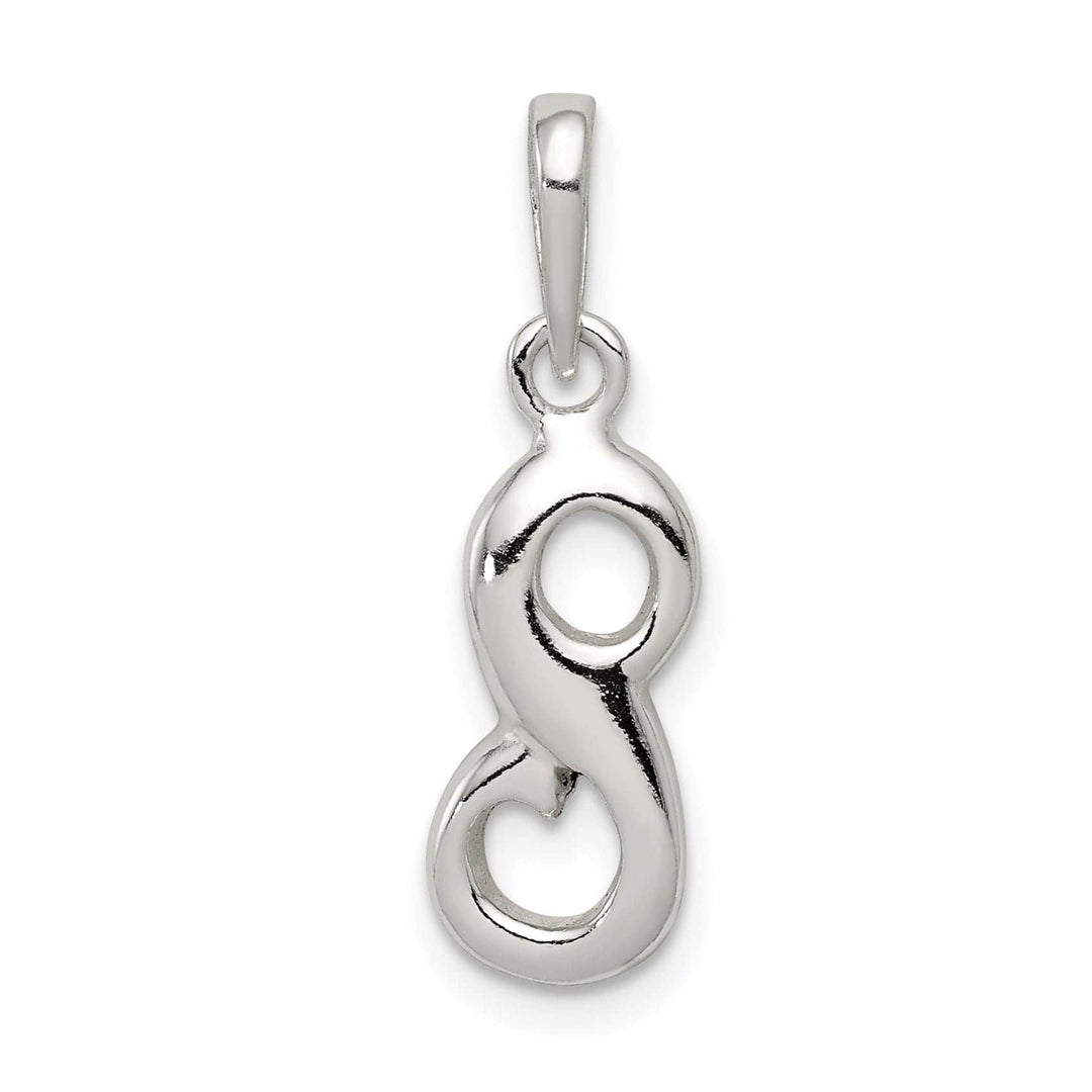 Lovely Rita's Pendants & Charms Sterling Silver Polished Initial S Pendant