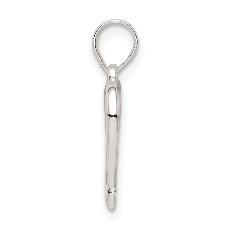 Lovely Rita's Pendants & Charms Sterling Silver Polished Open Heart Pendant