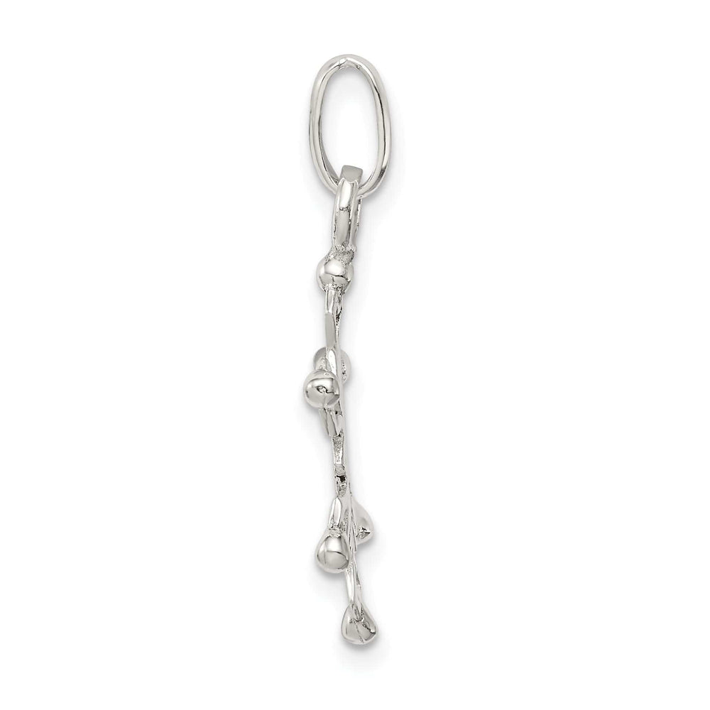 Lovely Rita's Pendants & Charms Sterling Silver Polished Snowflake Pendant