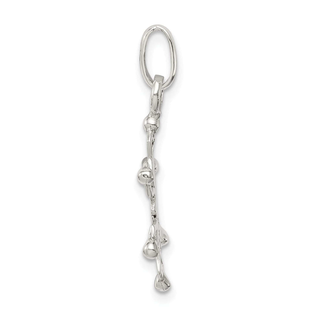 Lovely Rita's Pendants & Charms Sterling Silver Polished Snowflake Pendant