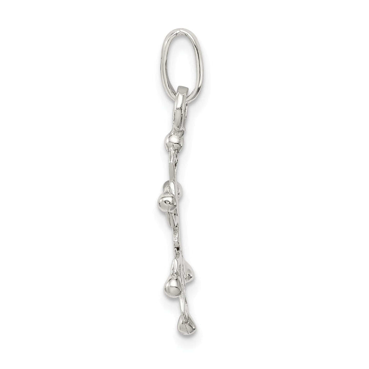 Lovely Rita's Pendants & Charms Sterling Silver Polished Snowflake Pendant
