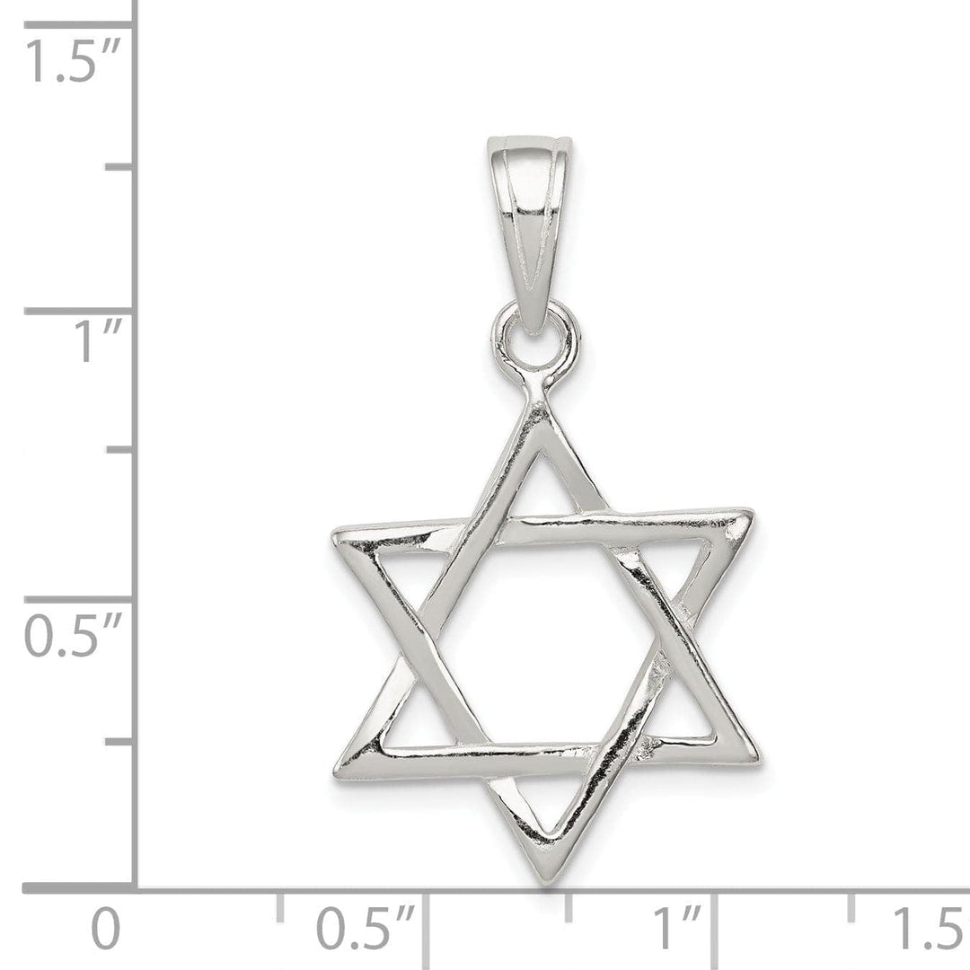 Lovely Rita's Pendants & Charms Sterling Silver Star of David Charm Pendant