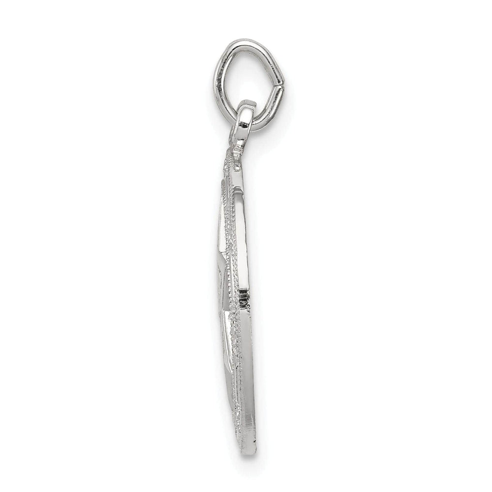 Lovely Rita's Pendants & Charms Sterling Silver Star of David Disc Charm Pendant