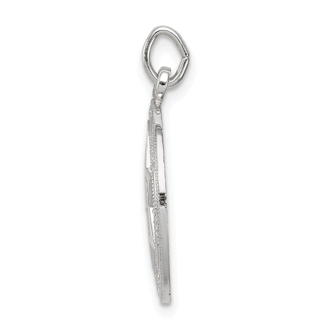 Lovely Rita's Pendants & Charms Sterling Silver Star of David Disc Charm Pendant