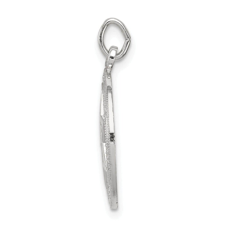 Lovely Rita's Pendants & Charms Sterling Silver Star of David Disc Charm Pendant