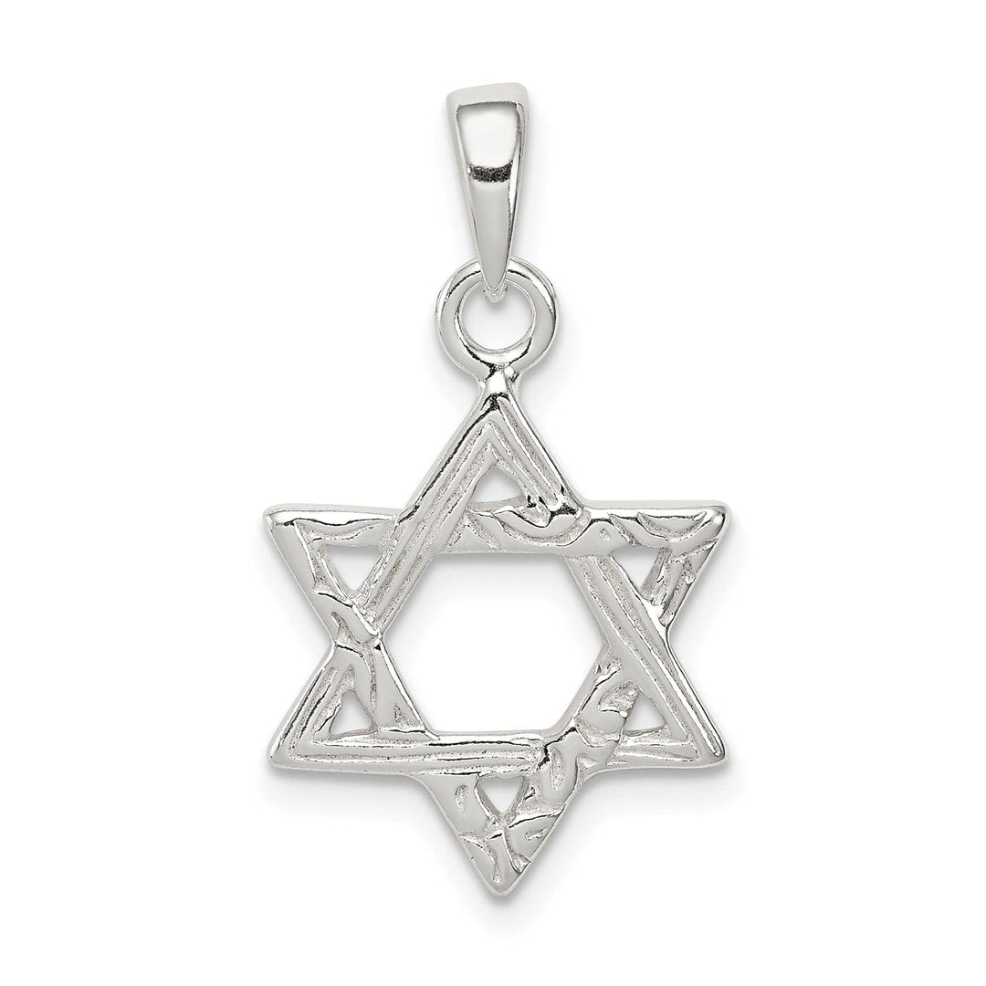 Lovely Rita's Pendants & Charms Sterling Silver Textured Star of David Pendant